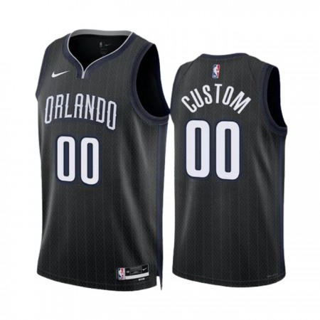 NBA Mænd Trøje Orlando Magic Custom 2022-23 Nike City Edition Sort Swingman